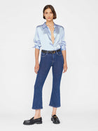 Frame Le One Crop Mini Boot in Ackerman