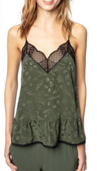 Zadig & Voltaire Celest CDC cami- kaki