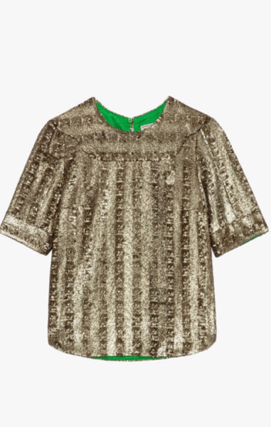 Zadig & Voltaire Toysse Sequin Blouse – Lux Rox