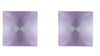 Alexis Bittar pyramid post earrings purple