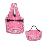 Romibasha Leather Bandana Bucket Bag