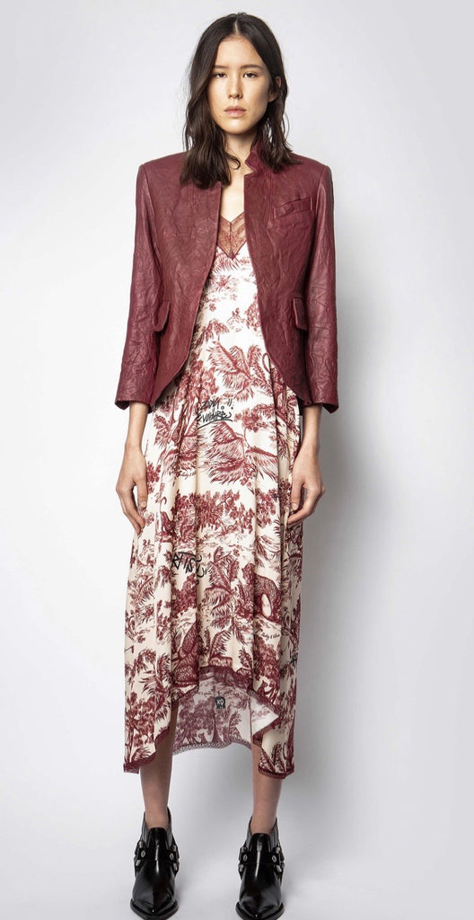 Zadig Voltaire Verys Cuir Froisse jacket - Main Image