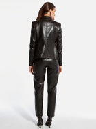 ASbyDF Jordan Recycled Leather Trousers Black