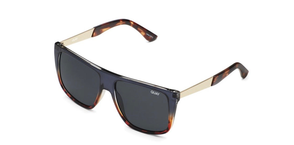 Quay Incognito navy/ brown tortoise