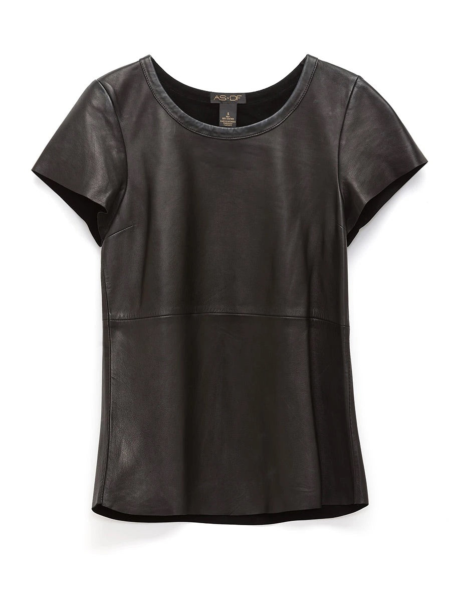ASbyDF NEW GUARD LEATHER TEE