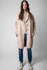 Zadig & Voltaire Mady Coat- blush