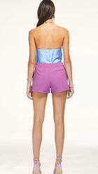 Ramy Brook BENSON HIGH WAISTED SHORT- petunia