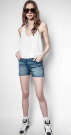 Zadig & Voltaire Coach Sequin Top