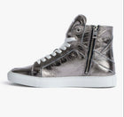 Zadig & Voltaire ZV1747 High Flash Vintage High Tops- Gunmetal