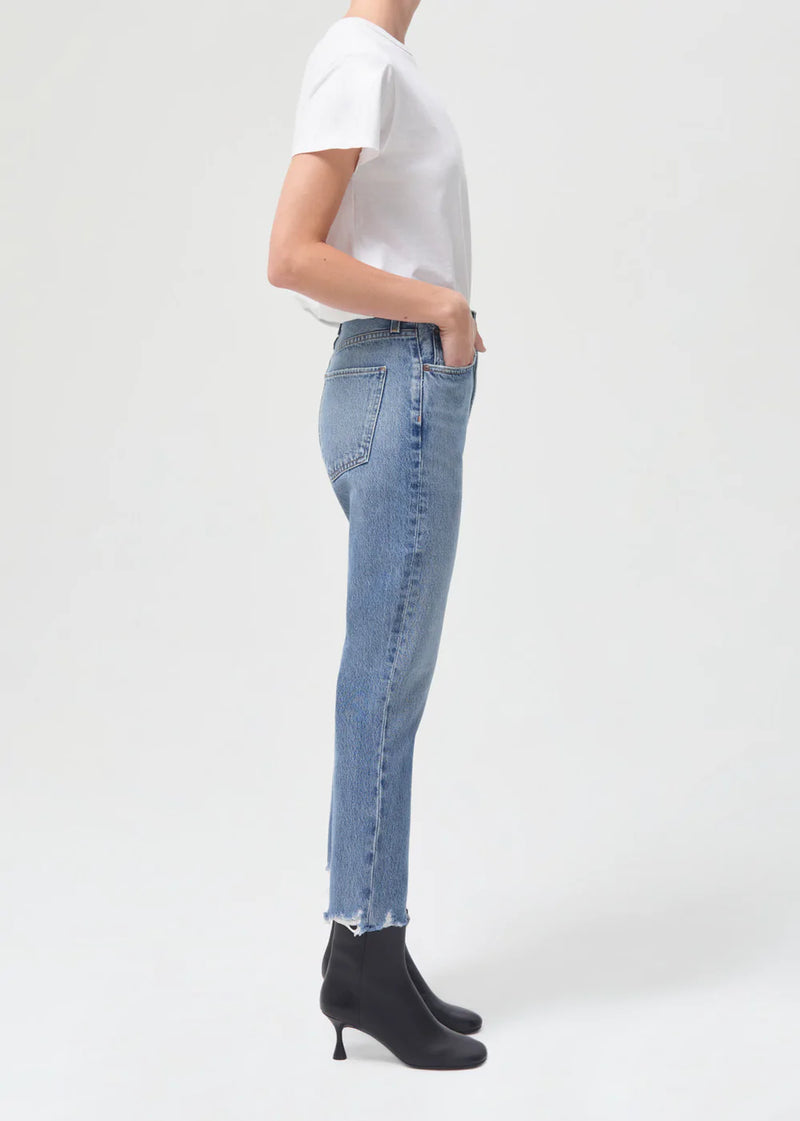 AGOLDE Riley High Rise Straight Crop-Haven