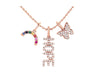 Ef Collection Diamond  Hope Charm Necklace