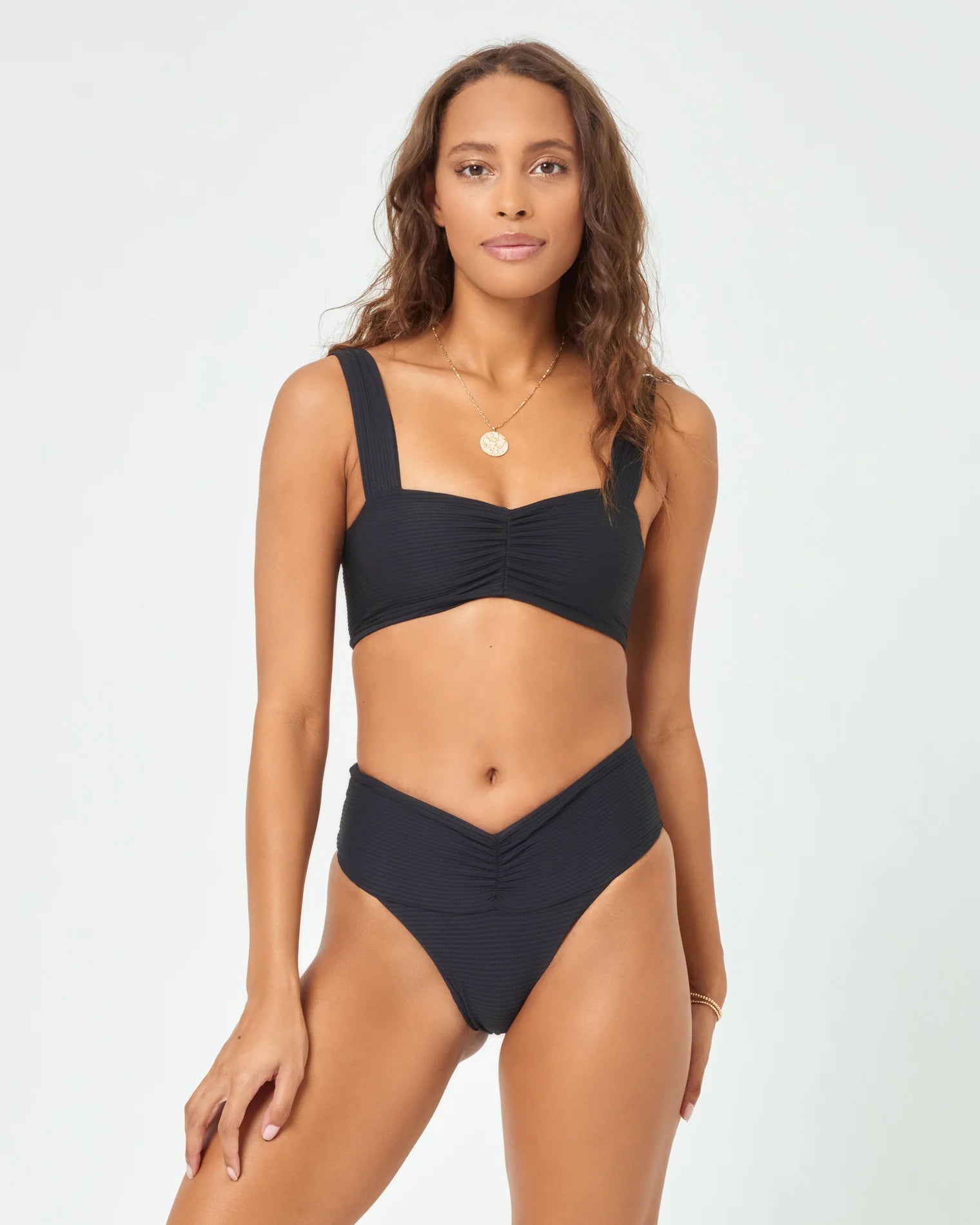 L Space Bardot Bottom Classic Black