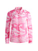 Alice & Olivia Willa Placket Top - Cloud Surfing