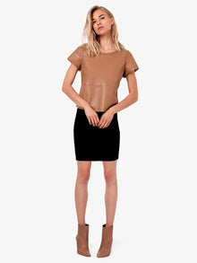 ASbyDF NEW GUARD LEATHER TEE