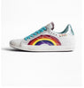 Zadig & Voltaire rainbow blanc tennis shoe