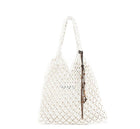 JADEtribe Macrame Sac Charm Tote Sand