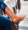 Planet Cowboy- Sissy L orange boots
