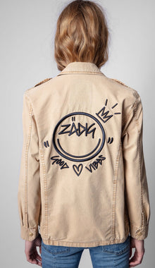 Zadig & Voltaire Kid Cotton Good Vibes Jacket