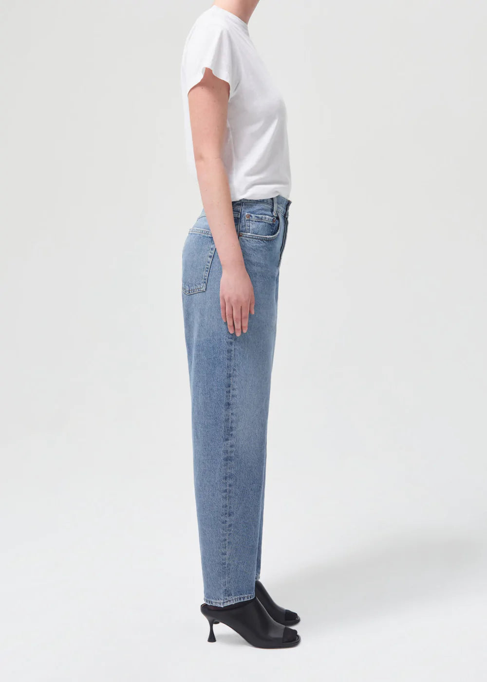 AGOLDE Tapered Baggy High Rise Jeans - passenger