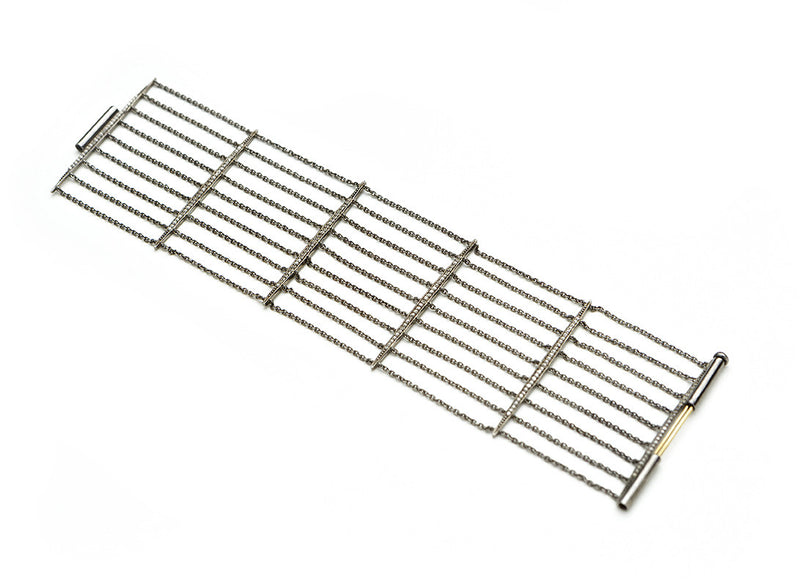 Rona Pfeiffer Pave Linear Bracelet